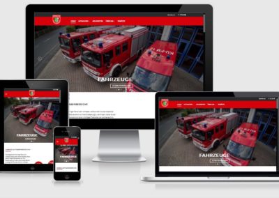 Website für die Feuerwehr